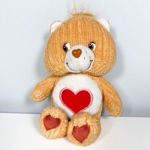 2003 8" Special Edition Series 4 Tenderheart Care Bear Beanie Plush A - Picture 1 of 7